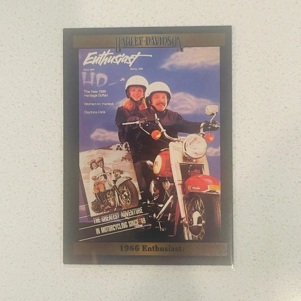 1992 Harley-Davidson Collect-A-Card Series 2 #199 1986 Enthusiast Trading Card